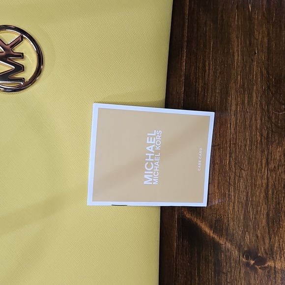 Michael Kors Yellow Satchel with Silver Hardware - Picture 11 of 12